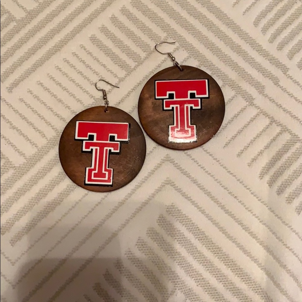 Texas Tech earrings